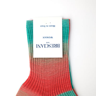 COLOR GRADATION RIB GREEN×RED