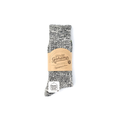 GOHEMP OCクルーソックス BLACK