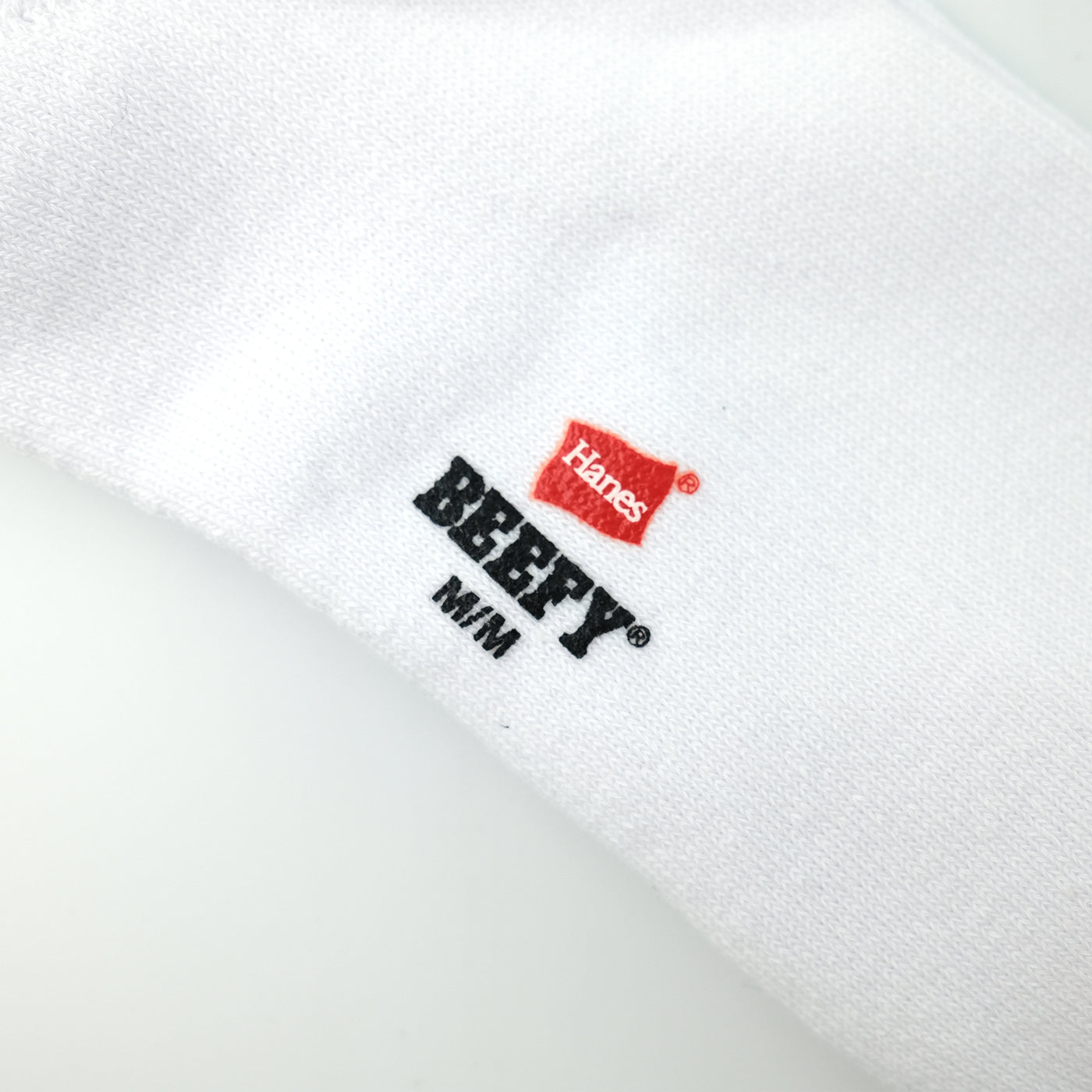 【ハーフパイル】BEEFY フルレングス ソックス 2PACK WHITE