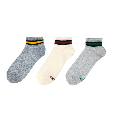 【ノンパイル】ショートレングス ソックス撚り 3PACK