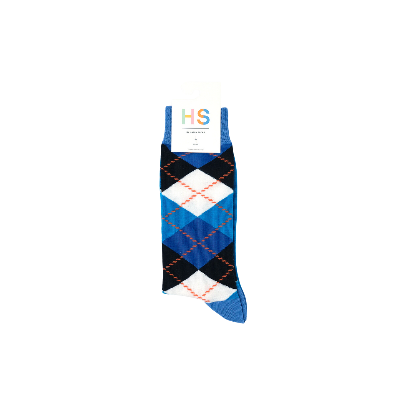 HS Argyle Sock ICEBLUE