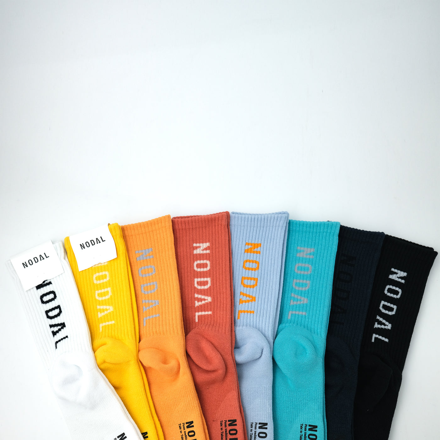 NODAL Logo Socks BLACK