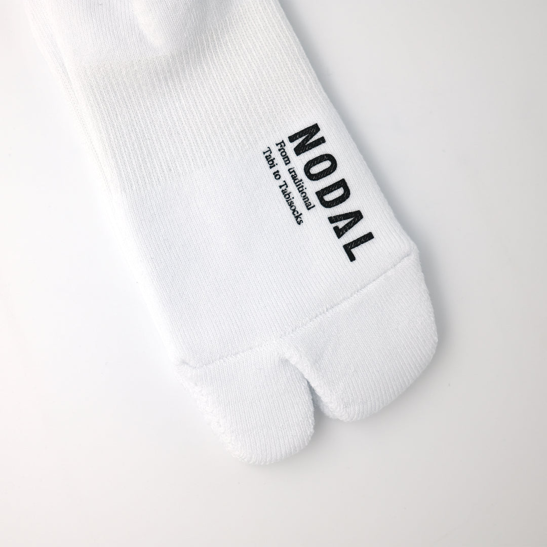 NODAL Logo Socks WHITE