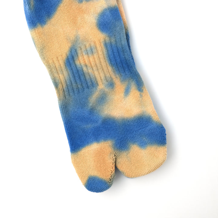 Tie Dye Socks ORANGE×BLUE