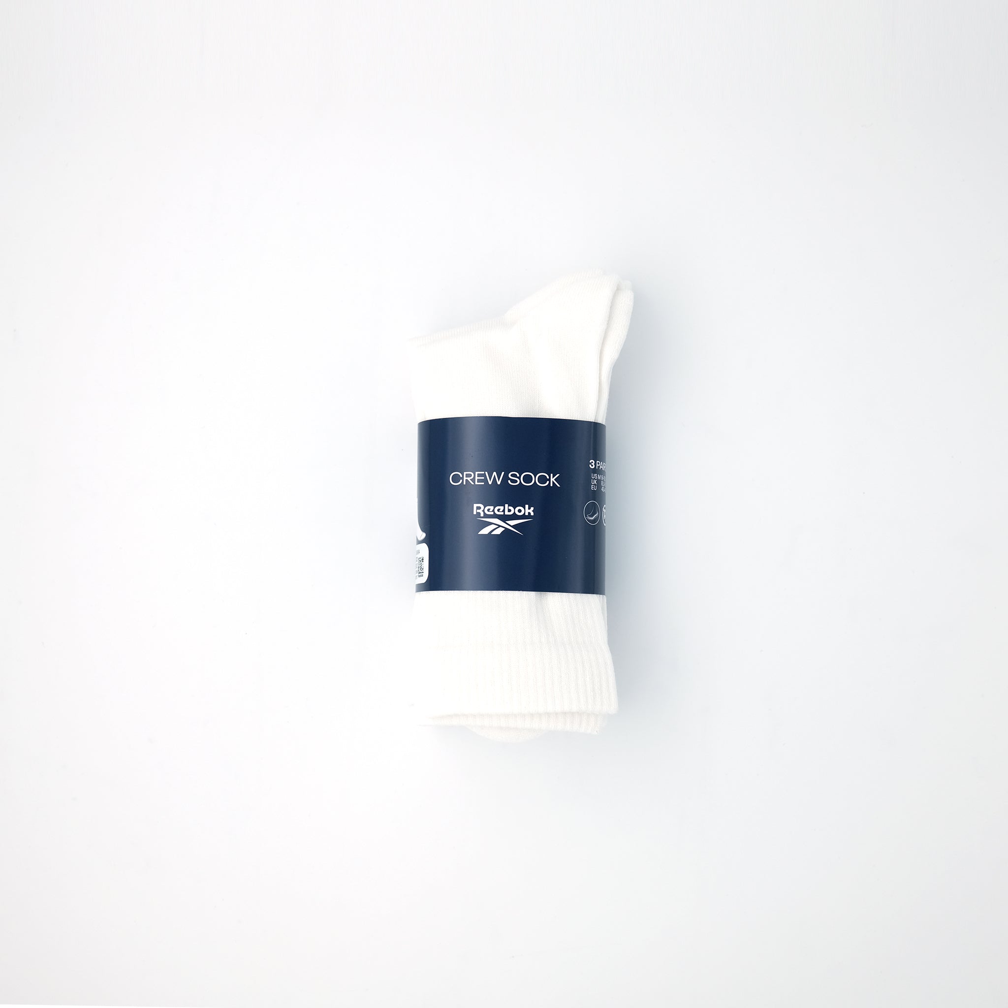 クラシックス フォールドオーバー クルー ソックス 3PACK WHITE