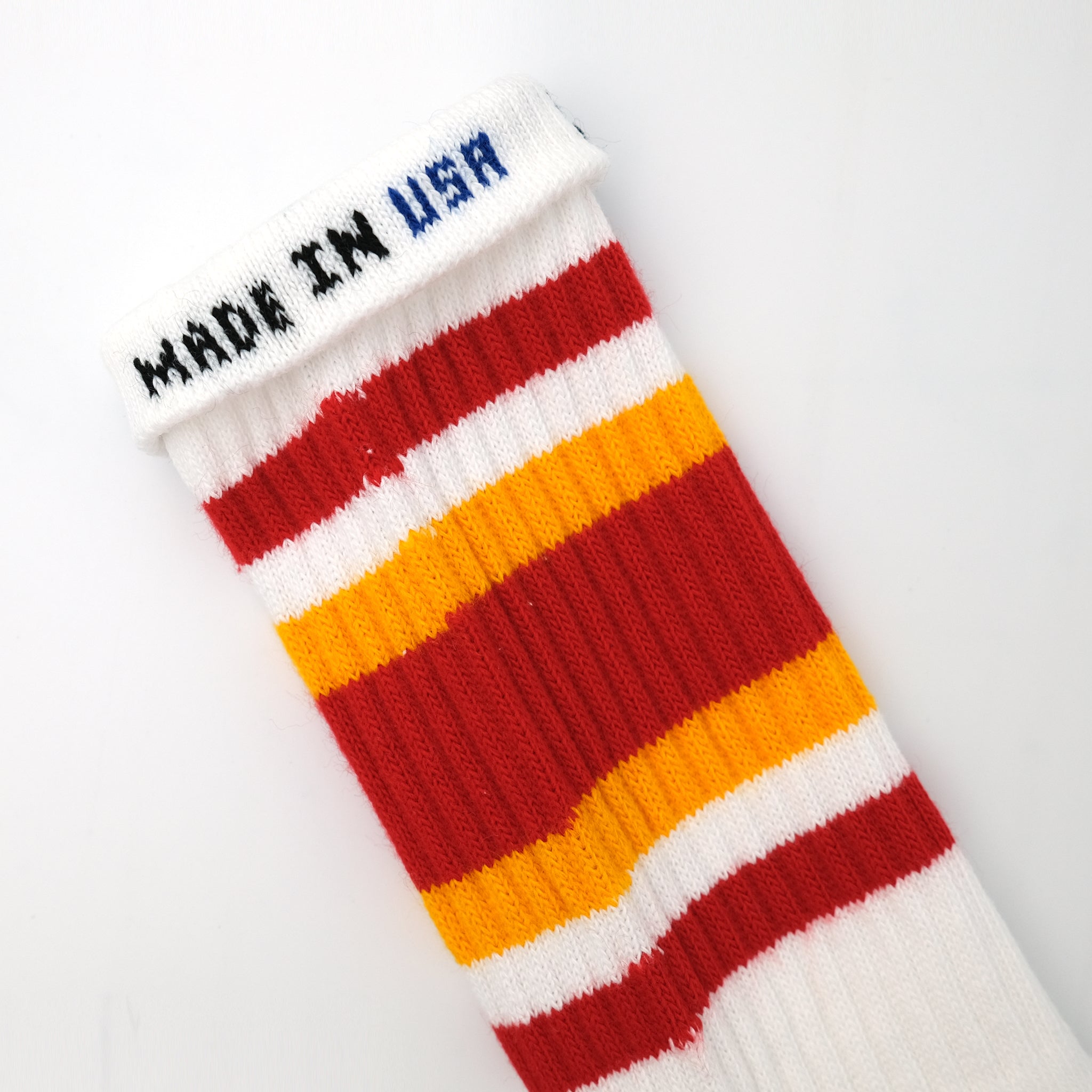 19インチ ラインチューブソックスRED/GOLD – SOCKSTORE™