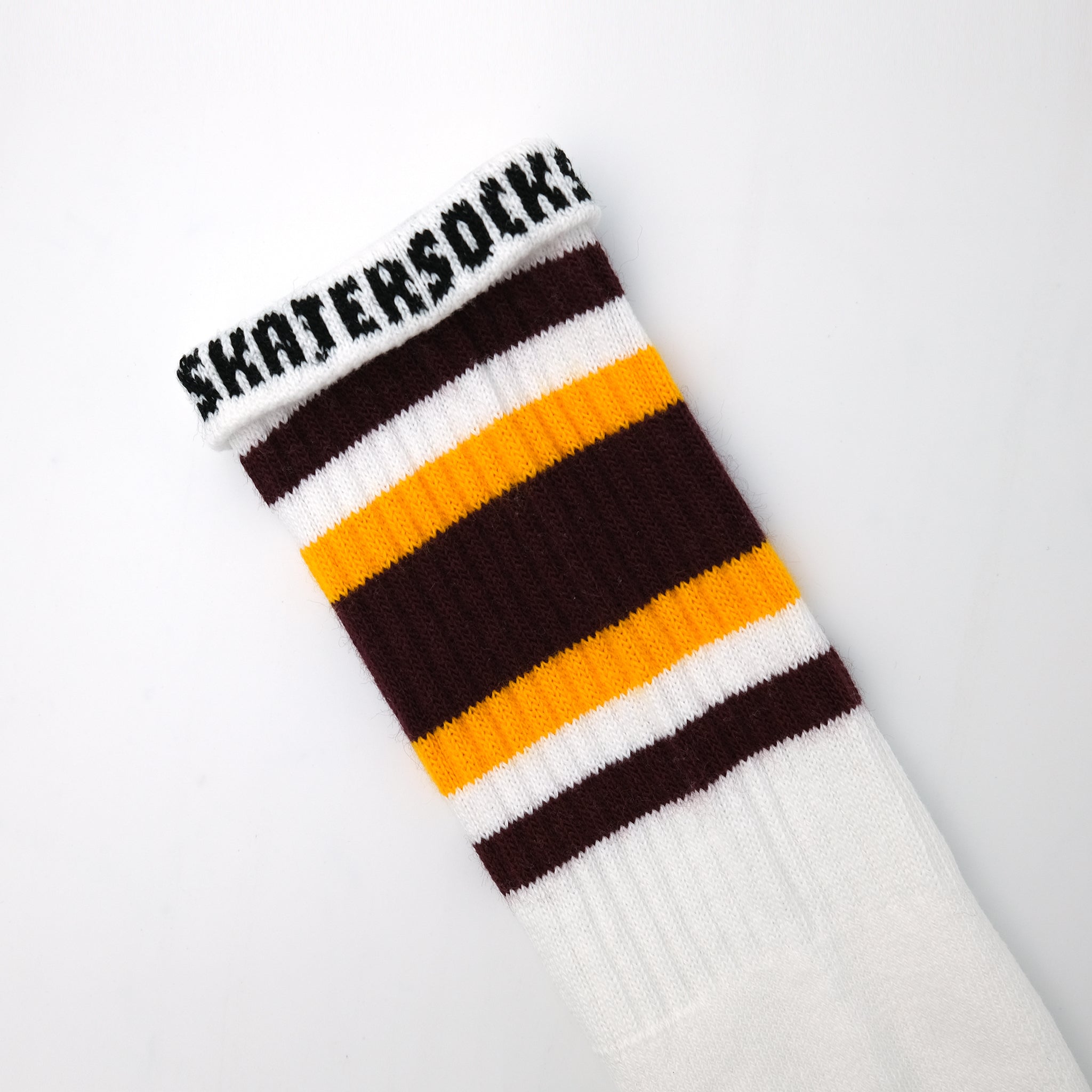 19インチ ラインチューブソックスMAROON/GOLD – SOCKSTORE™