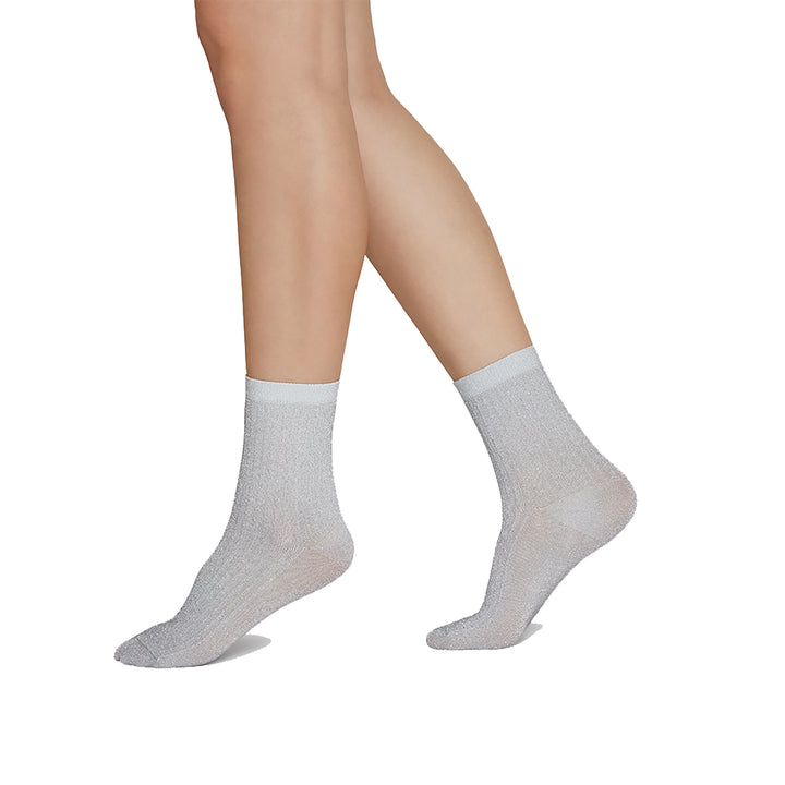 Stella Shimmery Socks Light Grey 