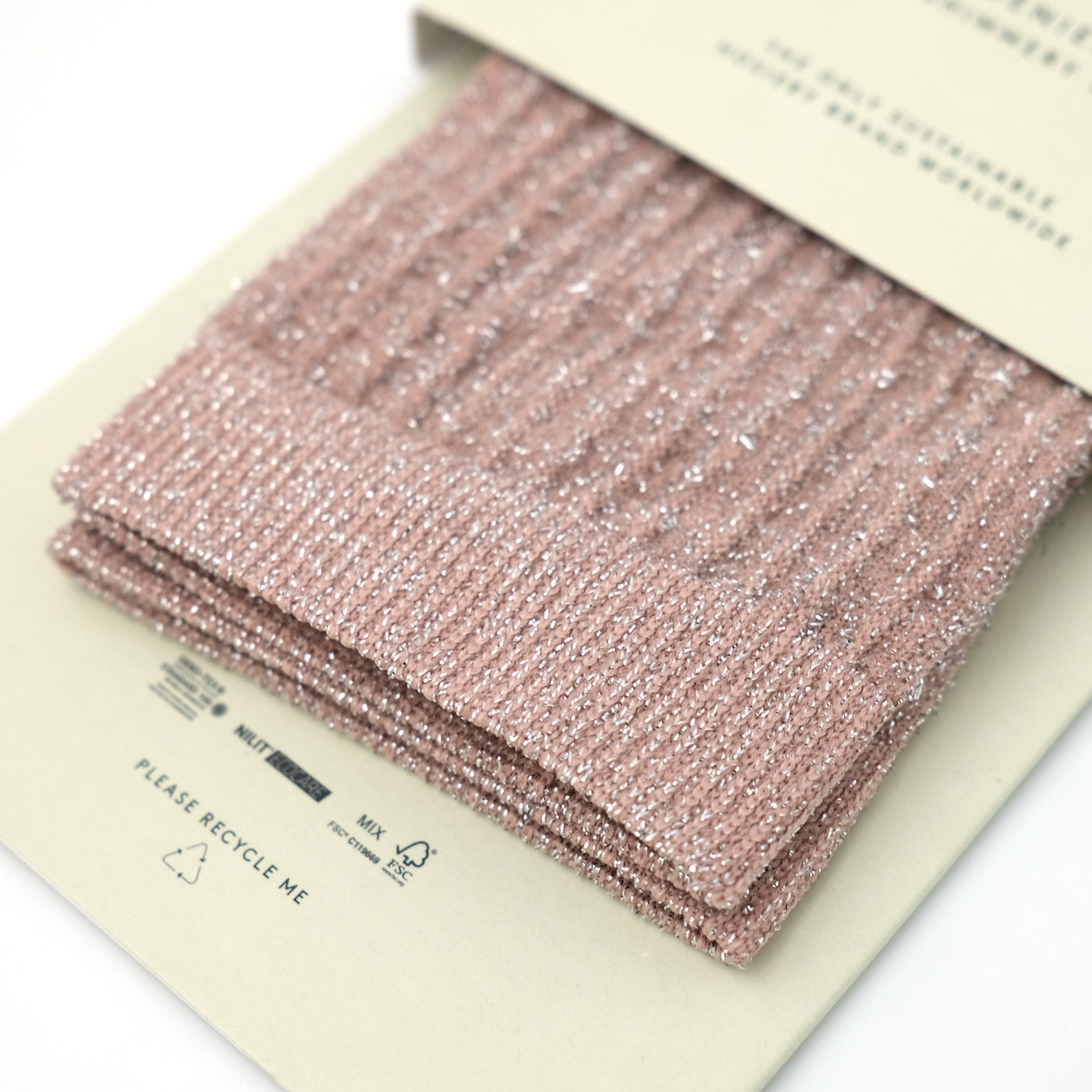 Stella Shimmery Socks Dusty Rose 