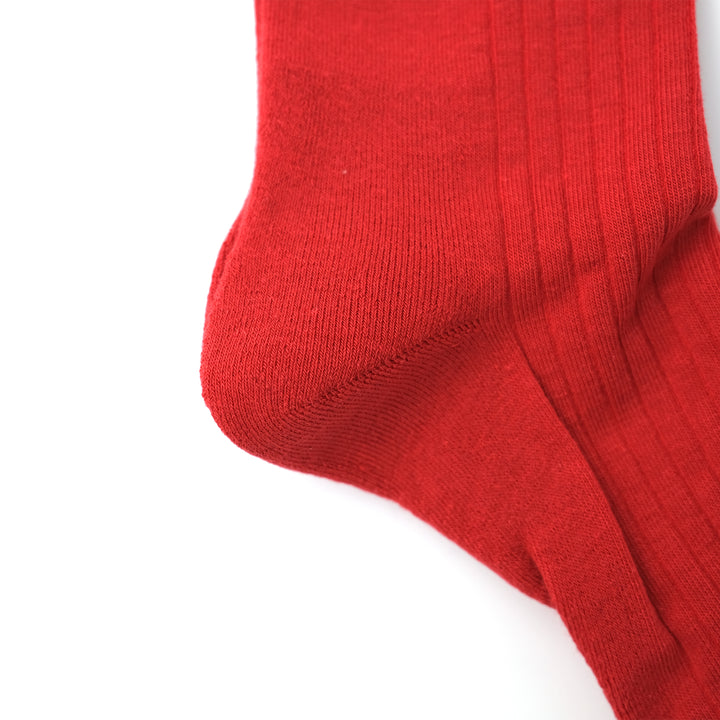 PLANE RIB SOCKS WOMENS RED