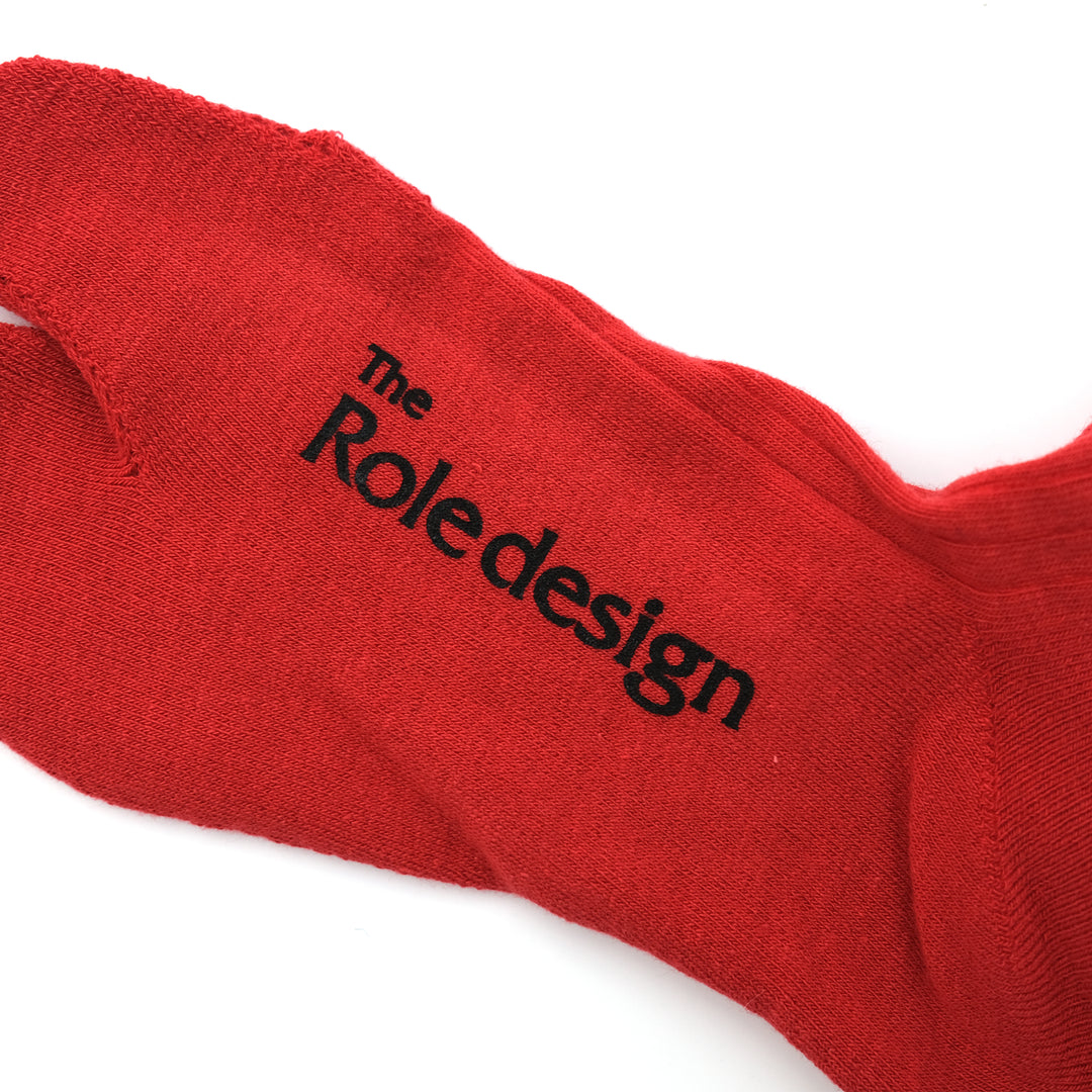 PLANE RIB SOCKS WOMENS RED