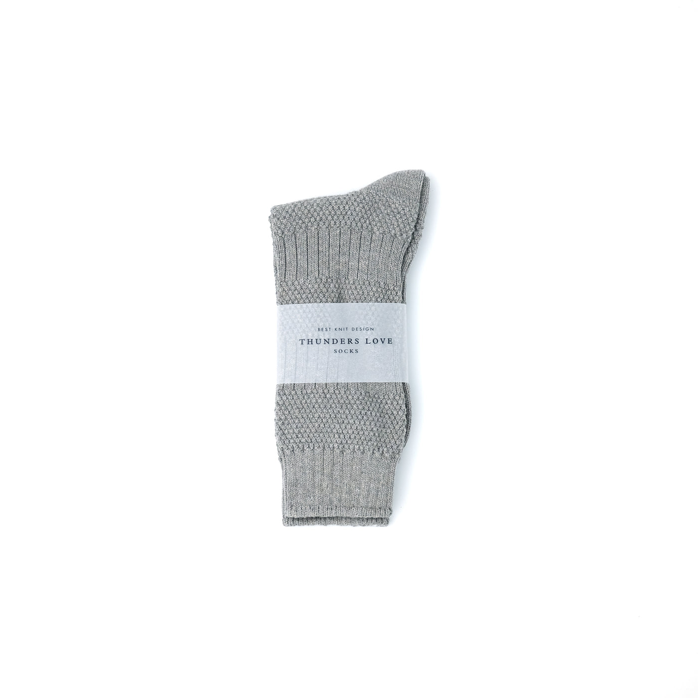 LINK COLLECTION Canalé Grey Socks