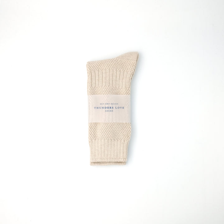 LINK COLLECTION Canal Raw White Socks