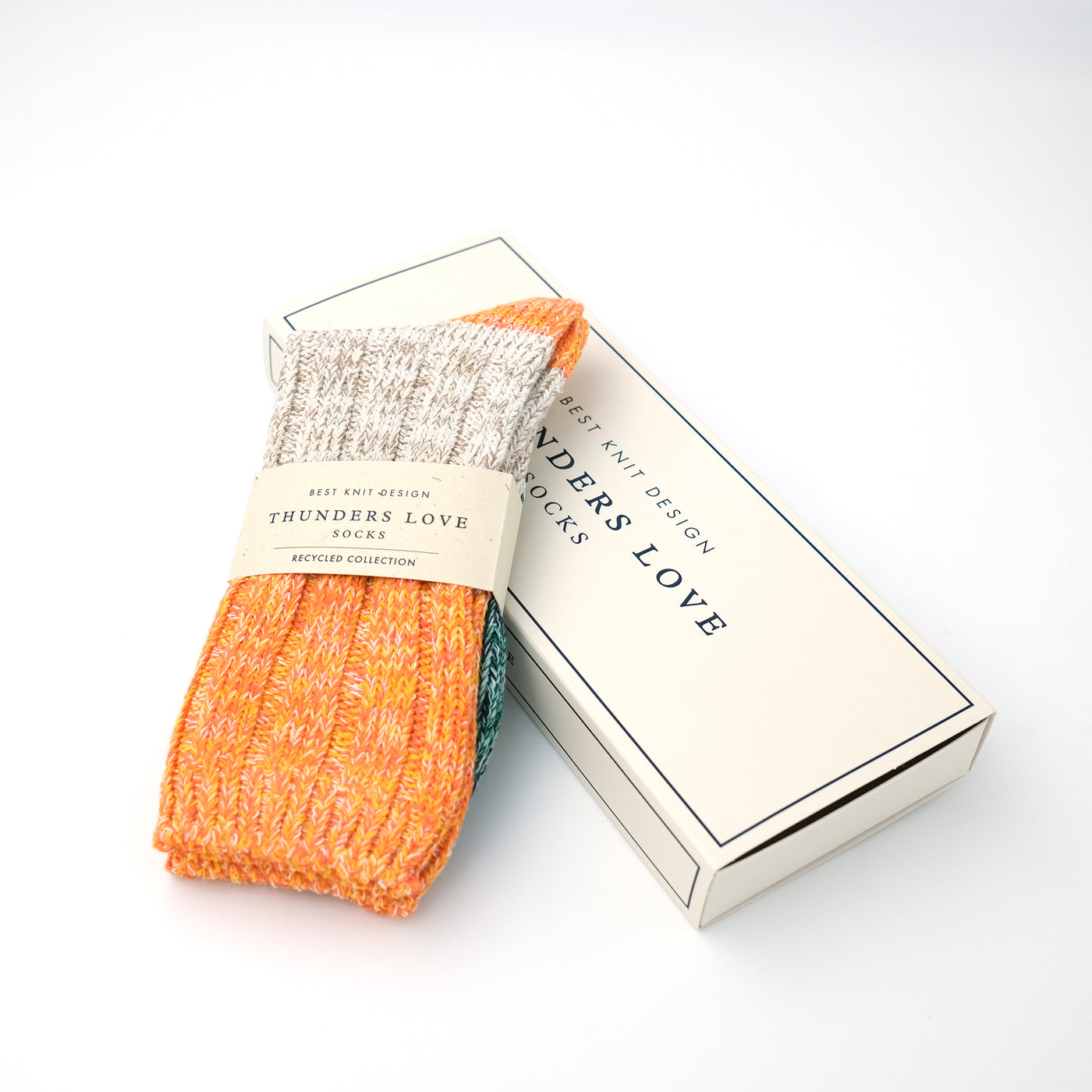 HELEN COLLECTION Orange Love Socks