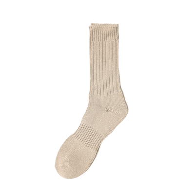 COLOR BLOCK COLLECTION Ribbed Sand Socks