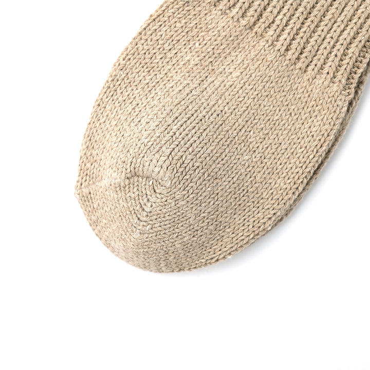 COLOR BLOCK COLLECTION Ribbed Sand Socks