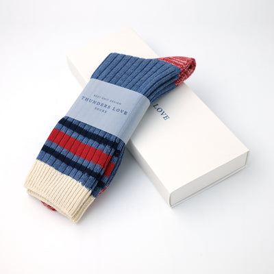 NAUTICAL TURN Montauk Socks