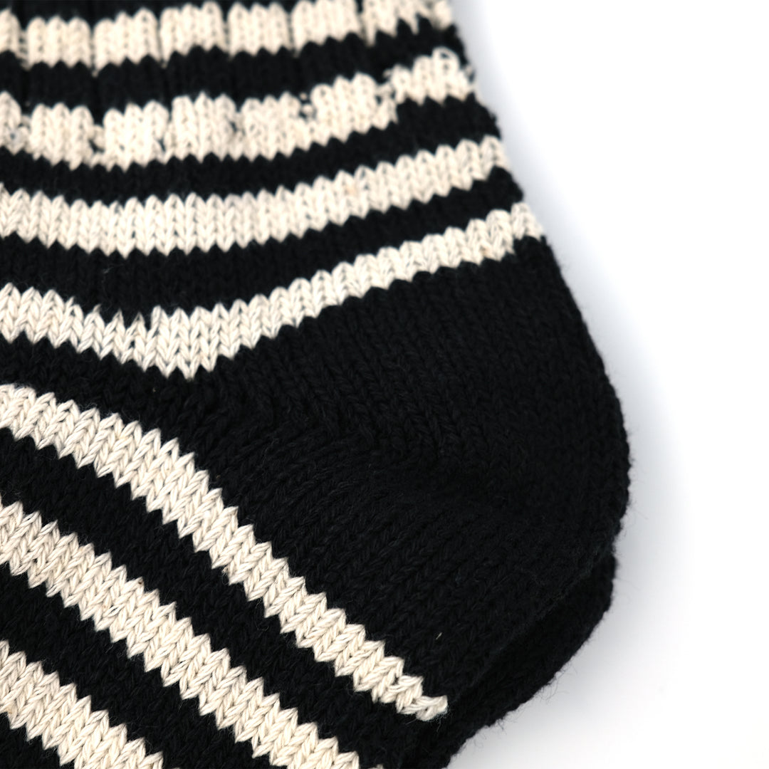 MARINE COLLECTION Stripes Black & White Socks