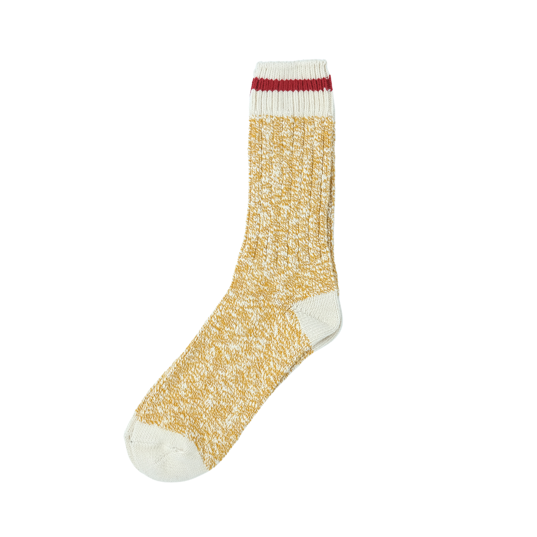 FLAMMÉ COLLECTION Douglas Mustard Socks