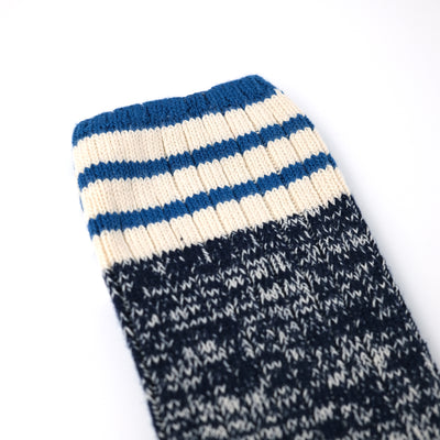 NAUTICAL TURN Oceanside Navy Socks