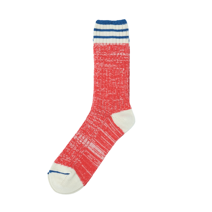 NAUTICAL TURN Oceanside Red Socks