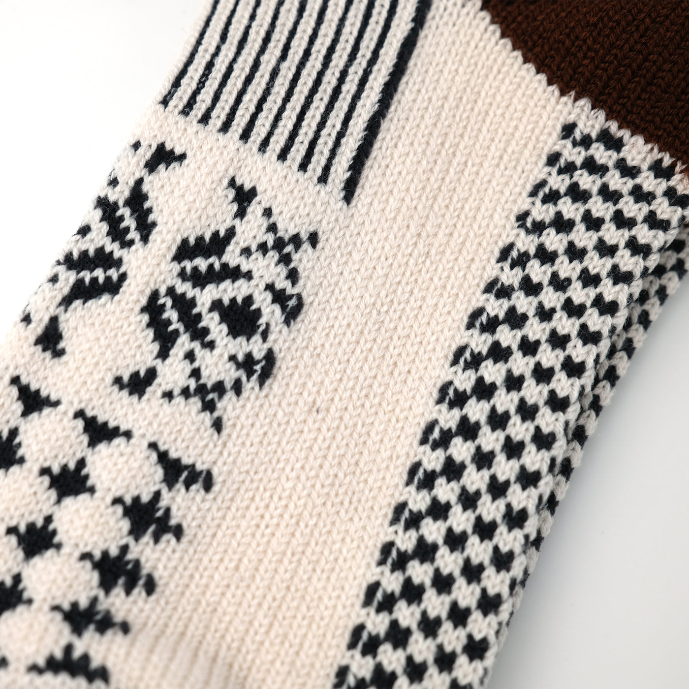 FAIR ISLE PATCH SOCKS / フェアアイルパッチソックス