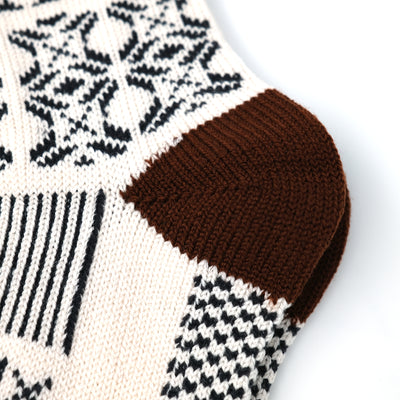 FAIR ISLE PATCH SOCKS / フェアアイルパッチソックス