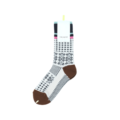 FAIR ISLE PATCH SOCKS / フェアアイルパッチソックス