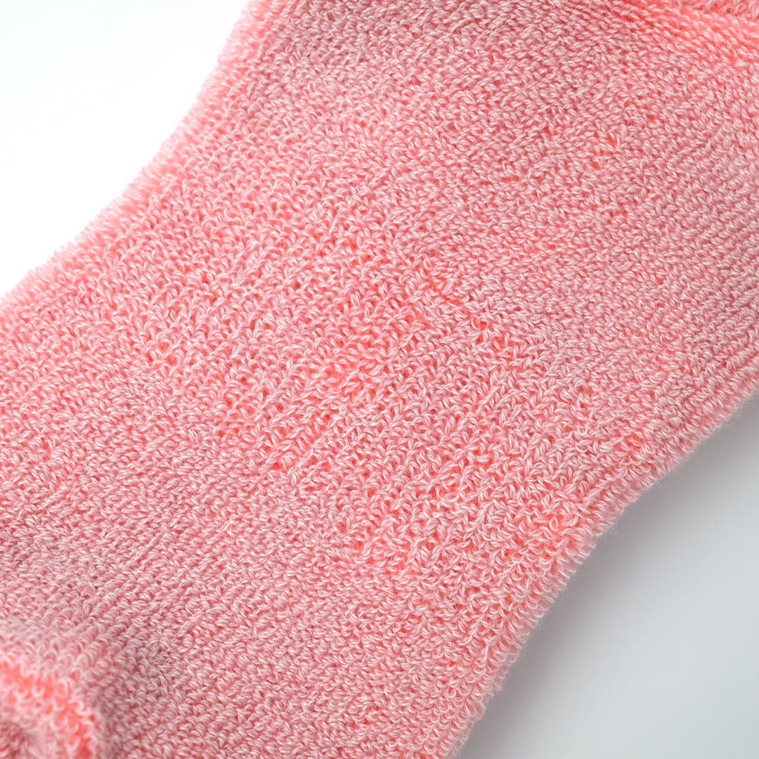 COLOUR TOWEL SOCKS（UNISEX）/ カラータオルソックス PINK