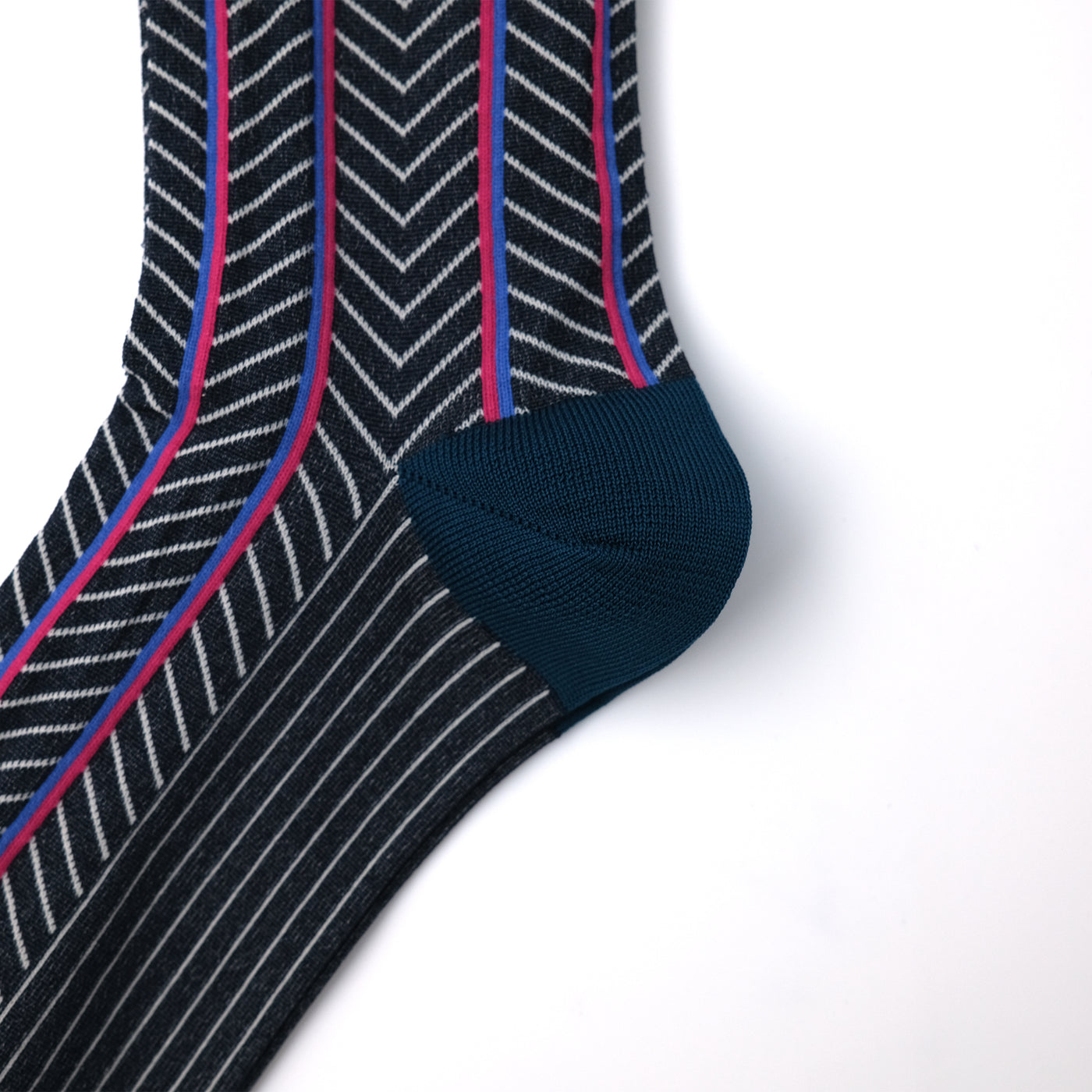 HERRINGBONE STRIPE SOCKS / ヘリンボーンストライプソックス