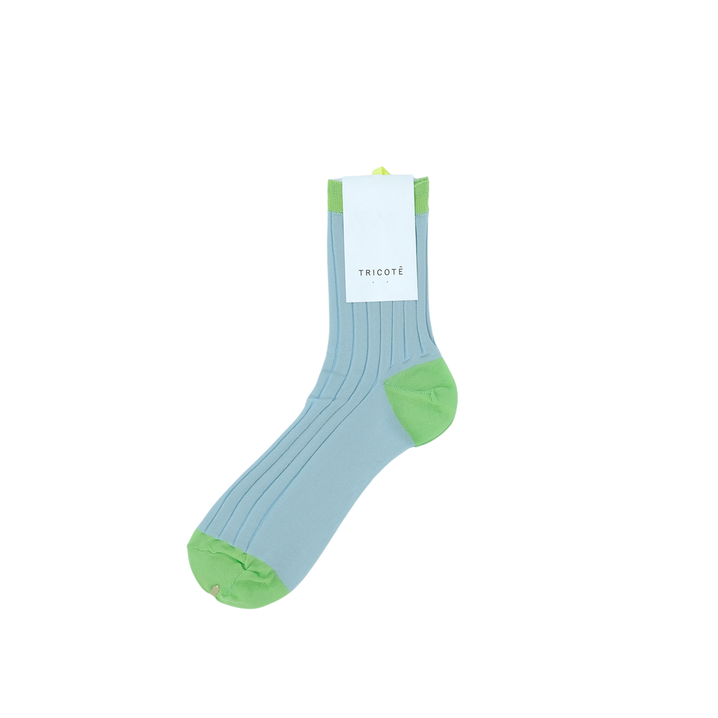 SEE-THROUGH RIB SOCKS / シースルーリブソックス GREEN – SOCKSTORE™