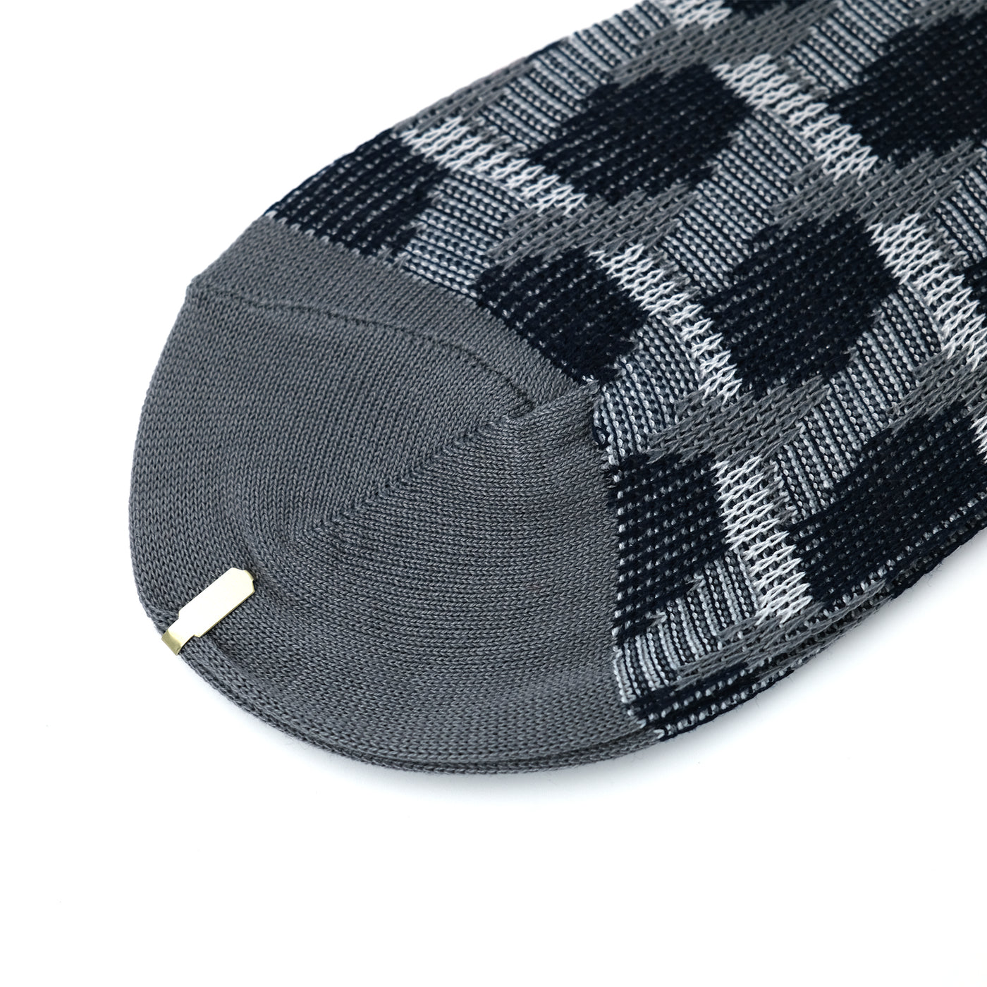 HEXAGON JQ SOCKS (MENS) / ヘキサゴンジャガードソックス GRAY