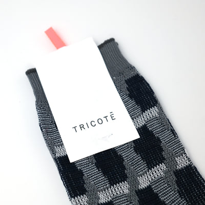 HEXAGON JQ SOCKS (MENS) / ヘキサゴンジャガードソックス GRAY