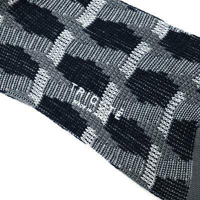 HEXAGON JQ SOCKS (MENS) / ヘキサゴンジャガードソックス GRAY